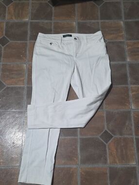 Lauren Ralph Lauren White Ankle Cropped Pants